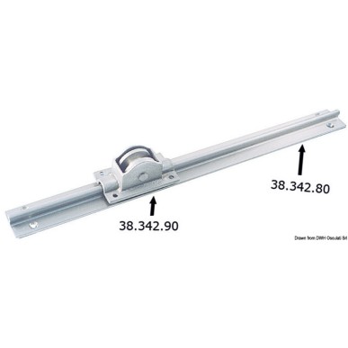 Rail laiton nickelé 30x12x2000 mm | EAN 8033137128684 Ref 38.342.80