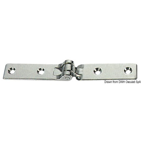 Charnière d'échelle laiton chromé 145x20x15 mm | EAN 8033137129636 Ref 38.825.00