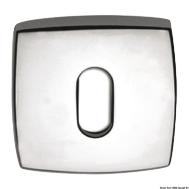 Rosaces p. serrure oval fournie paires 45x45 mm | EAN 8033137056512 Ref 38.348.15