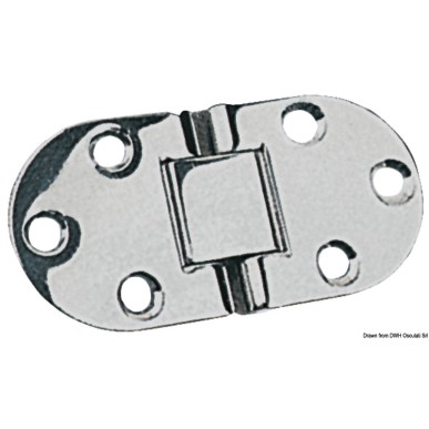 Charnière retournement 76x38 mm | EAN 8033137005374 Ref 38.460.76