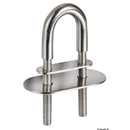 Cavalier U AISI316 105mm double plaque 50x15 mm | EAN 8033137130236 Ref 39.125.01
