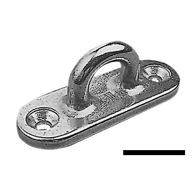 Pontet AISI316 + 2 vis 75 mm | EAN 8033137130557 Ref 39.168.41