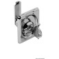 
Fermeture tournante inox avec serrure 50x55 mm 
