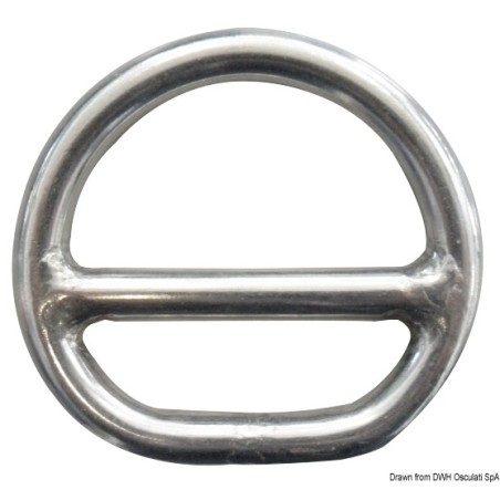 Anneau demi-rond barette 10x60 mm | EAN 8033137131110 Ref 39.602.04