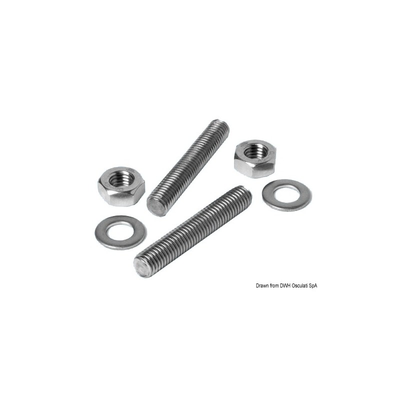 
Kit vis sans tête inox pour taquet 12x100 mm 
