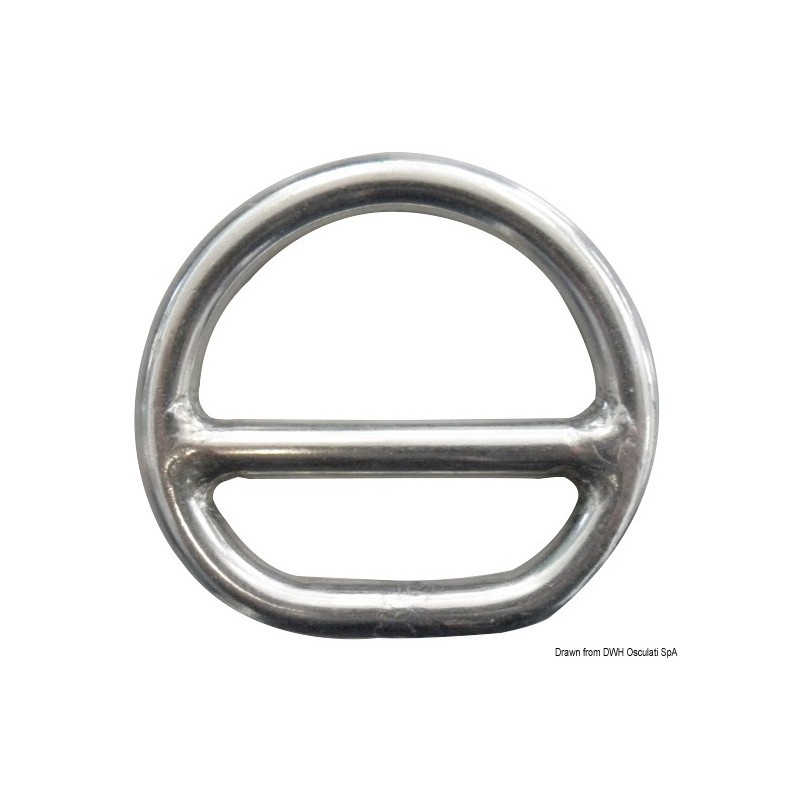 
Anneau demi-rond  barette 6x50 mm 

