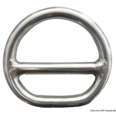 Anneau demi-rond barette 6x50 mm | EAN 8033137131097 Ref 39.602.02