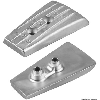 Anode zinc Volvo Penta DP 3863206/3588746 | EAN 8033137139598 Ref 43.554.13
