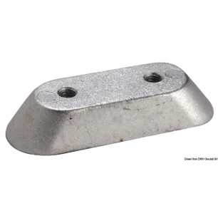 Anode aluminium p. Honda hors-bords | EAN 8033137138188 Ref 43.314.98