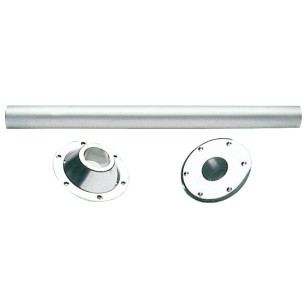 Pied de table aluminium anodisé 70 cm | EAN 8033137019746 Ref 48.418.20