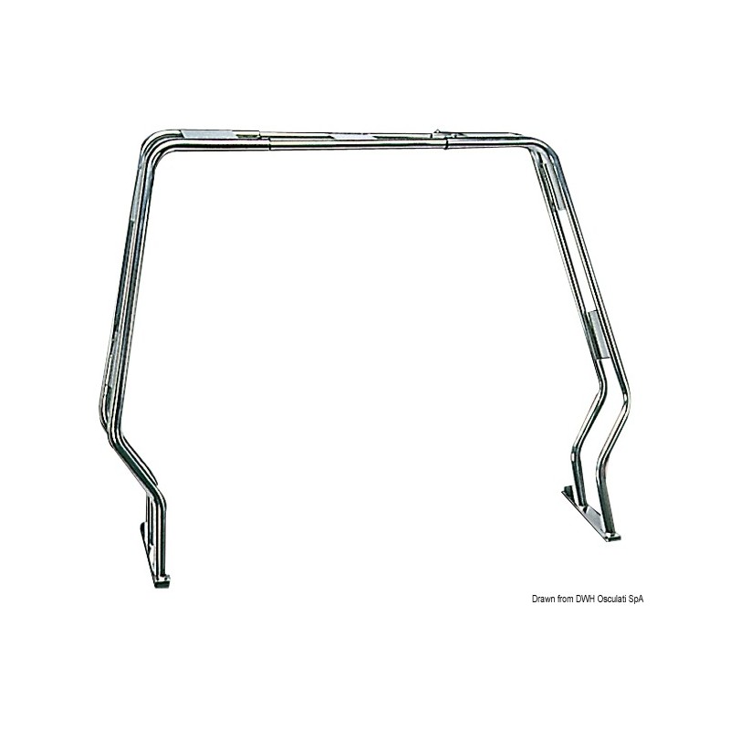 
Roll bar inox rabattable p.zodiacs 125-180 cm  
