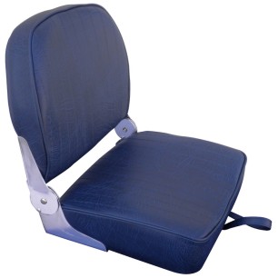 Siège dossier rabattable coussin vinyle bleu navy | EAN 8033137149290 Ref 48.404.02