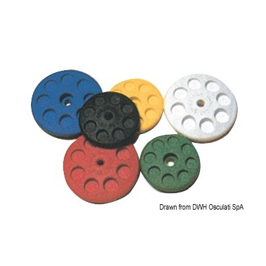 Poignée trapèze disque 65 mm vert | EAN 8033137166921 Ref 60.202.02VE