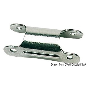Charnière inox p. échelle tube Ø 25 mm | EAN 8033137150173 Ref 48.420.61