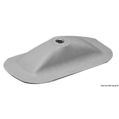 Support dame nage 200x100 mm gris RAL 7035 | EAN 8033137028342 Ref 66.070.40