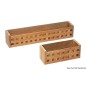 
Récipient multifonction teck 500x100x100 mm 
