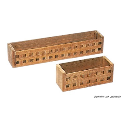 Récipient multifonction teck 500x100x100 mm | EAN 8033137173691 Ref 71.513.00