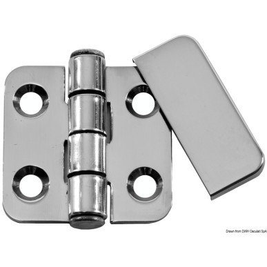 Masque inox AISI316 1 pcs. 1/2 charnière | EAN 8033137129728 Ref 38.840.10