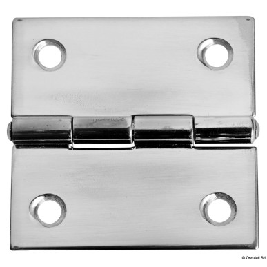 Charnière inox poli miroir 51x51 mm | EAN 8033137005435 Ref 38.467.83