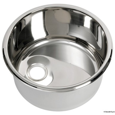 Evier rond inox poli miroir 330x180 mm | EAN 8033137152931 Ref 50.187.36