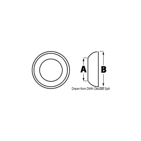 Coupelle inox pour terminal Ø 5 mm