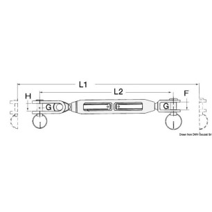 Ridoir sertir cage ouverte inox| EAN 8033137078989 Ref 07.186.04