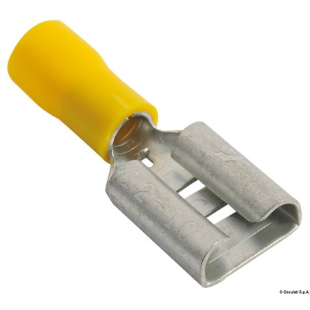 Cosses faston pré-isolées 4,7 mm, 6,3 mm+ 9,5 mm| EAN 8033137086731 Ref 14.186.11