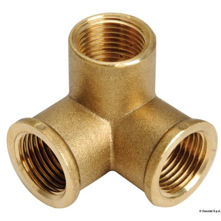 Raccord laiton 3 voies 1/2" | EAN 8033137100499 Ref 17.275.02