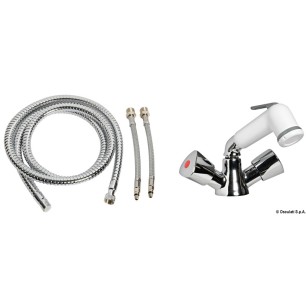 Robinet mono perçage + douchette orientable | EAN 8033137102349 Ref 17.336.00