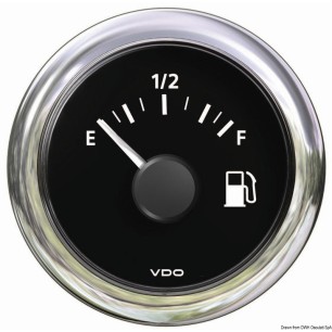 Indicateur niveau carburant 10/180 ohm noir  | EAN 8033137116827 Ref 27.582.01