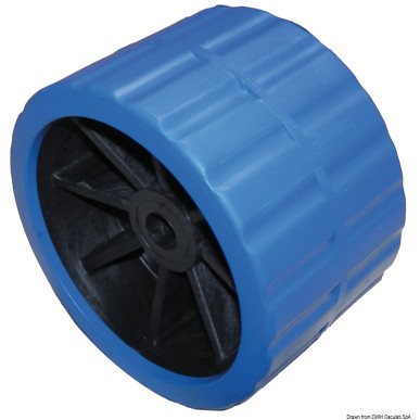 
Roue latérale bleu Ø trou 18,5 mm 
