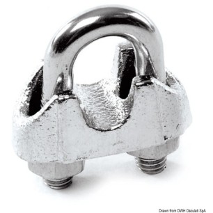 
Serre-câble  cavalier AISI 316 13/14 mm 
