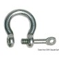 
Manille mod. lyre  axe imperdable AISI 316 12 mm 
