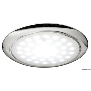 
Eclairage LED ultraplate bague chromée 12/24 V 3 W 
