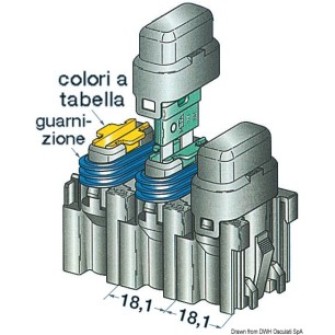 
Porte-fusible + capuchon 10 A 
