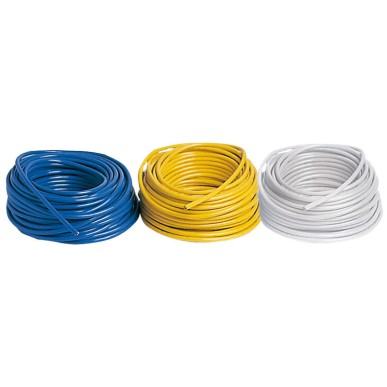 
Câble électrique tripolaire blanc 16 A 
