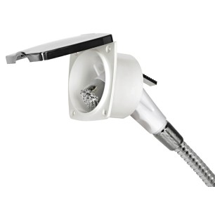 
Coffret douche chromé New Edge tuyau inox 4 m 
