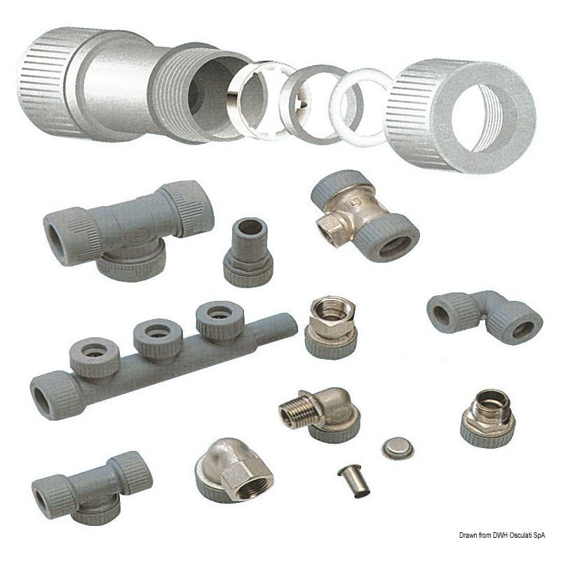 
Coude laiton 3/4" Hydrofix femelle/femelle 
