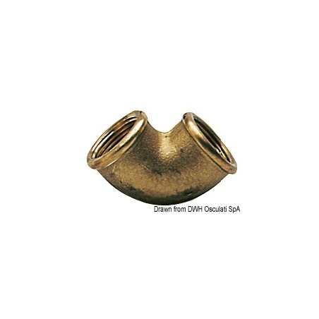 
Raccord coudé laiton femelle/femelle 3/8" x 1/2" 
