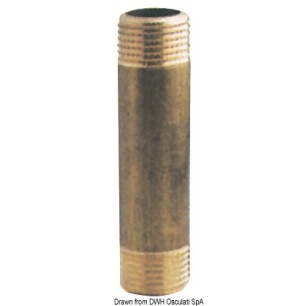 
Raccord rallonge en laiton 3/8" x 100 mm 
