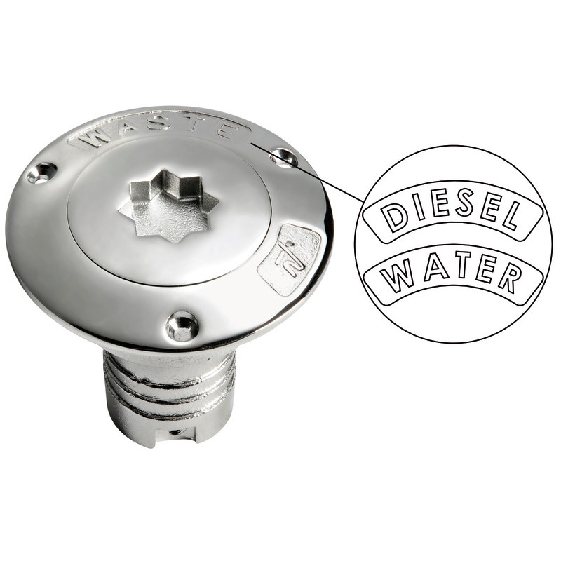 
Bouchon de nable Diesel AISI 316 54 mm 
