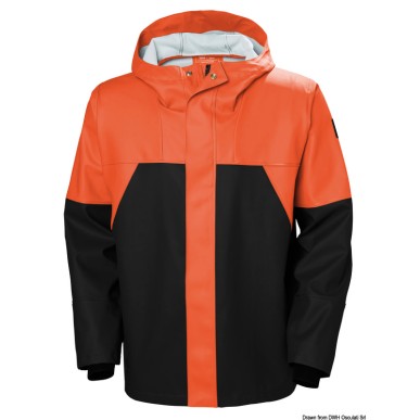 
HH Storm Rain veste orange/noir XL 
