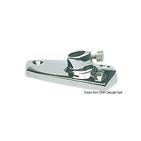 
Support en plastique chromé pour mât 35.390.00 
