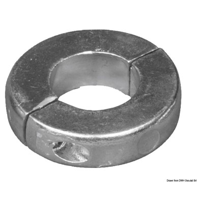 
Collier d'arbre très bas zinc 25,4 mm (1") 
