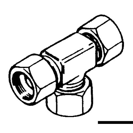 
Raccord en T 3/8" Ultraflex (TF 38) 
