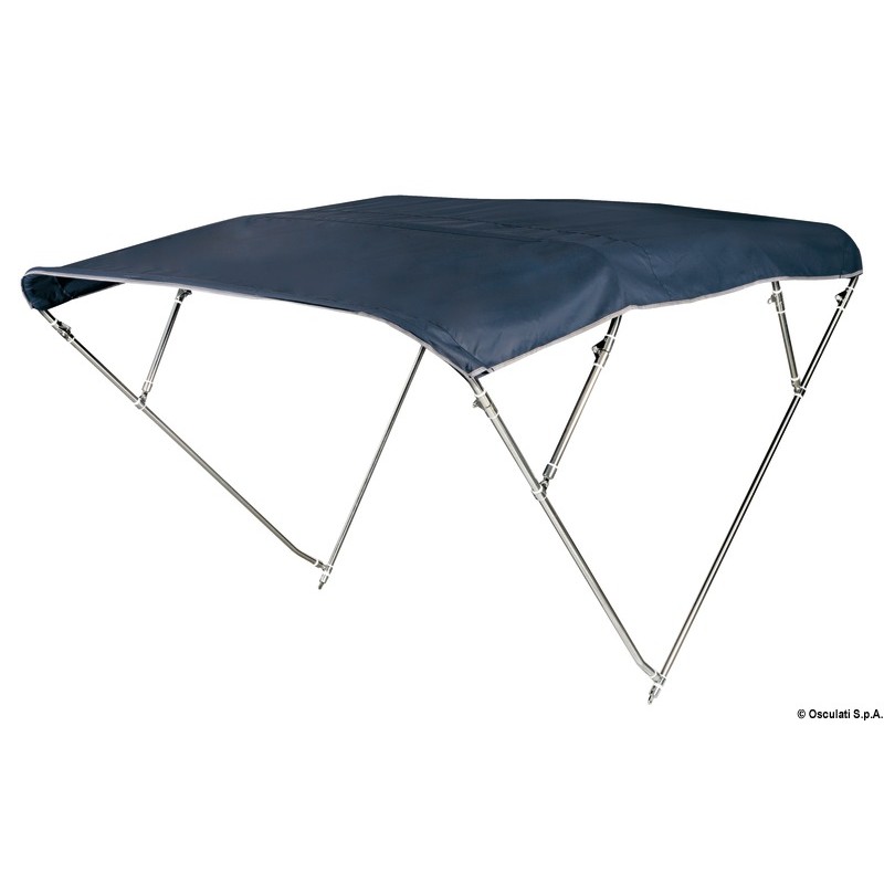 
Bimini 4 arceaux haut AISI316 220/230 cm blanc 
