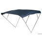 
Bimini 4 arceaux haut AISI316 220/230 cm blanc 
