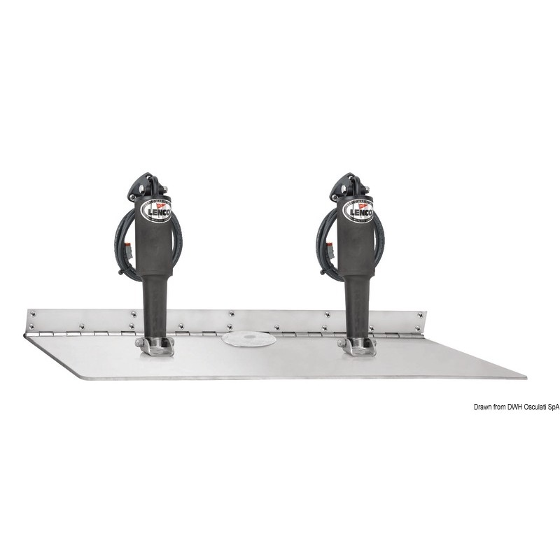 
Kit flaps Lenco Super actuateur double 24 V 
