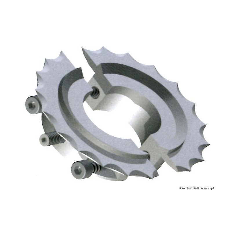 
Coupe-orin inox axe Ø 30 mm externe Ø 80 mm 
