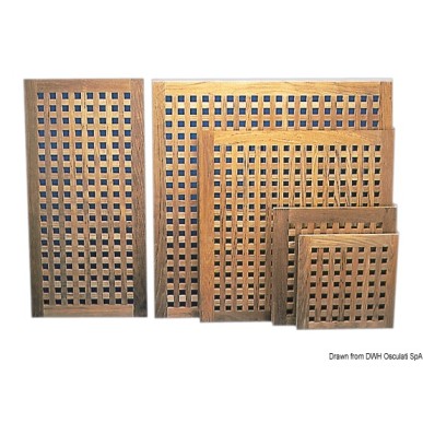 
Caillebotis teck 500 x 500 mm 
